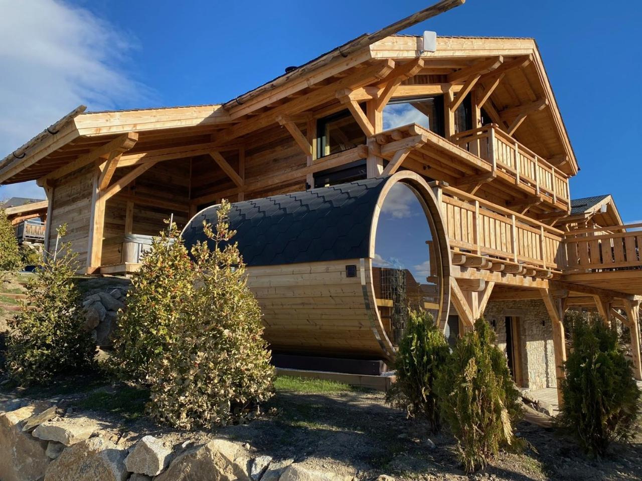 Chalet Aguila - Jacuzzi Et Sauna Panoramique - Construit En 2023 Bolquere Pyrenees 2000 外观 照片
