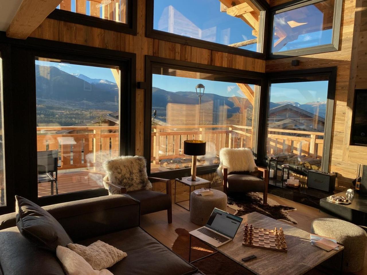 Chalet Aguila - Jacuzzi Et Sauna Panoramique - Construit En 2023 Bolquere Pyrenees 2000 外观 照片