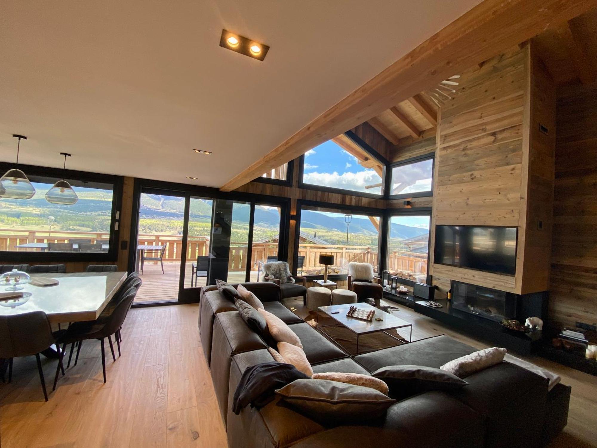 Chalet Aguila - Jacuzzi Et Sauna Panoramique - Construit En 2023 Bolquere Pyrenees 2000 外观 照片